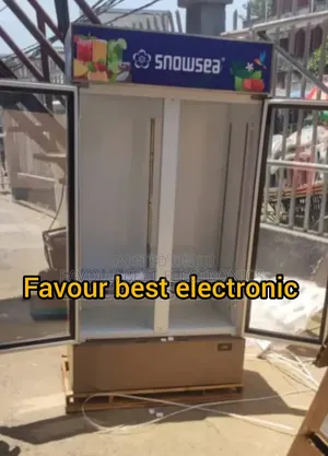 New Snowsea 409L Showcase Double Door Fridge
