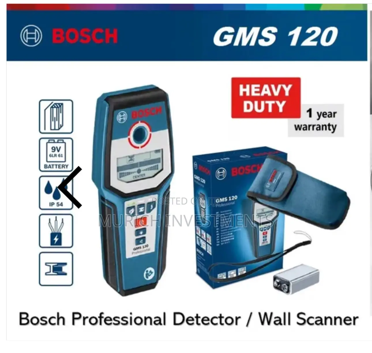 Bosch GMS 120 Professional Multi-Detector Scanner