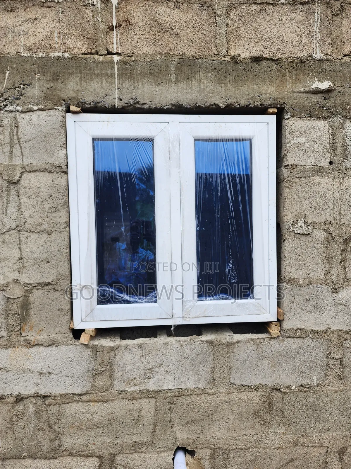 White Aluminium Casements Window