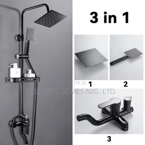 Black Shower Kettle Mount