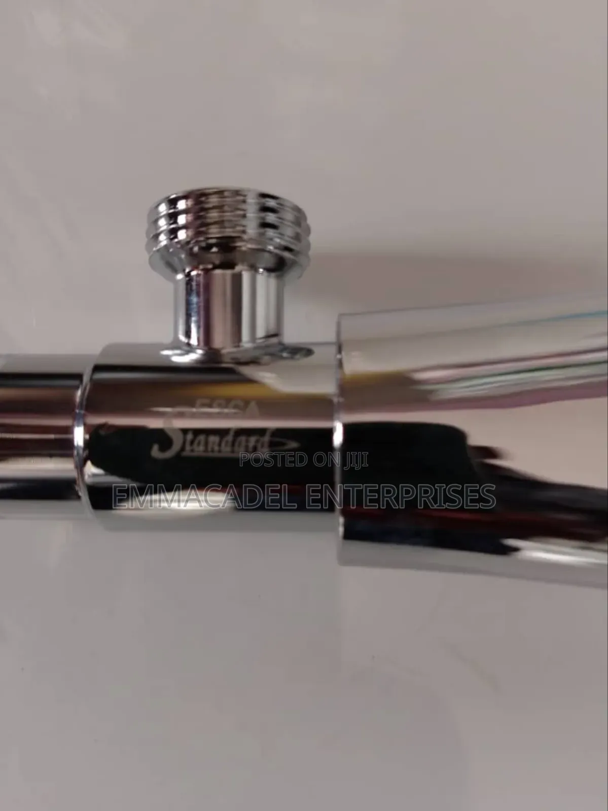 Heavy Guage Chrome Tee Tap [Angle Valve ]