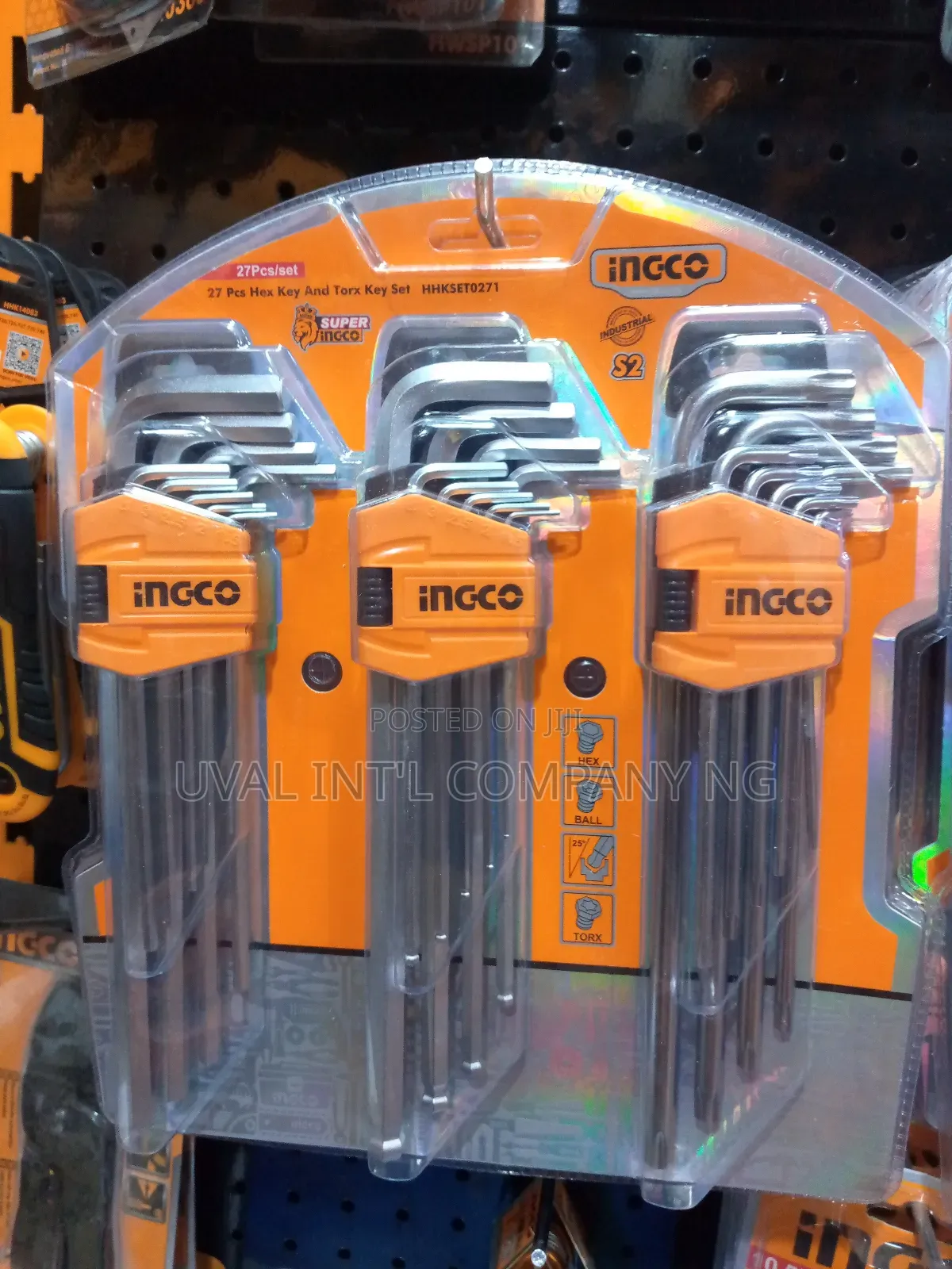 27 PCS Hex Key and Torx Key Set