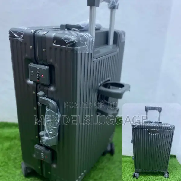 Silver Hard-Shell Suitcase