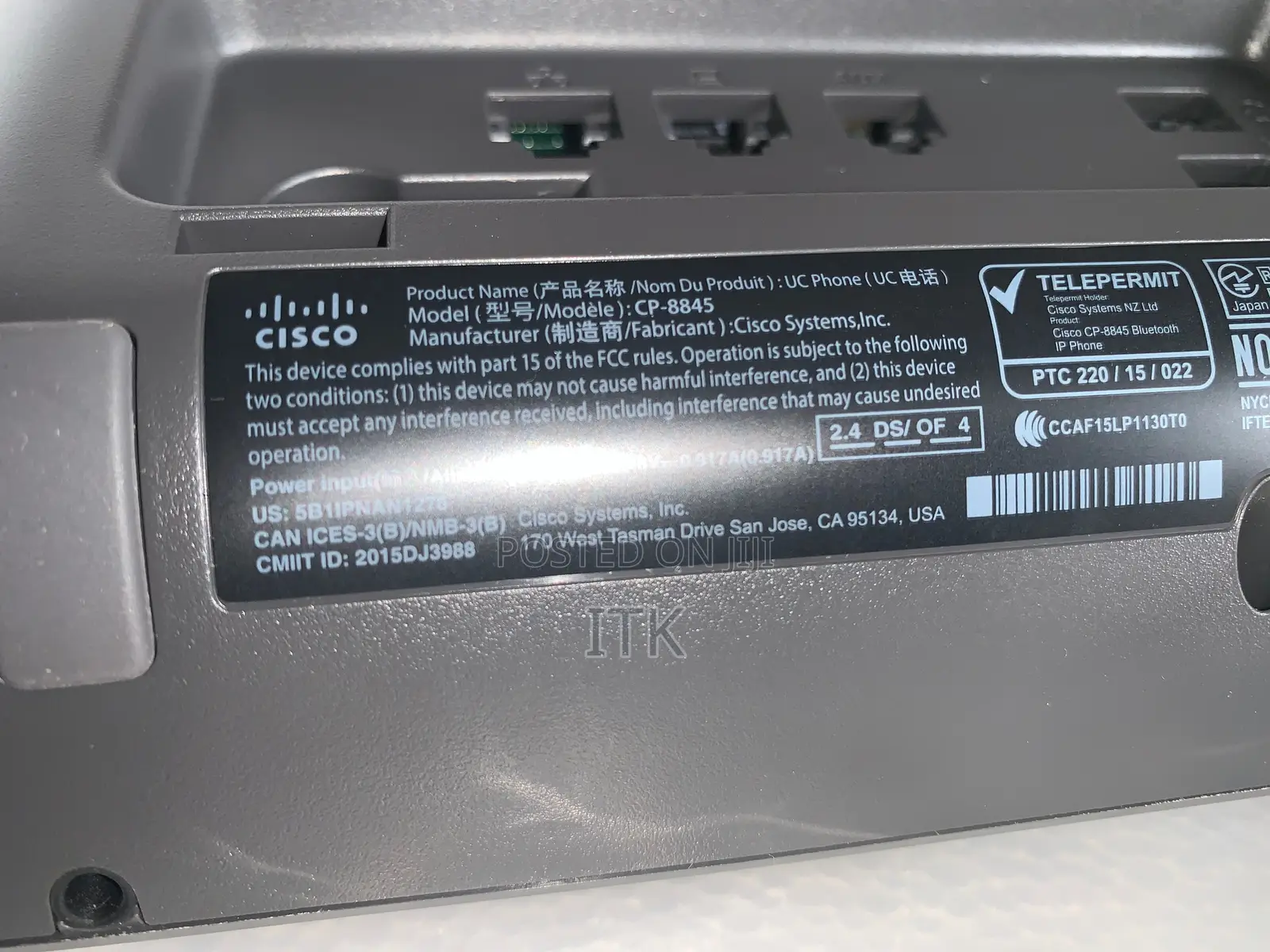 Cisco Cp-8845 Video Ip Phone