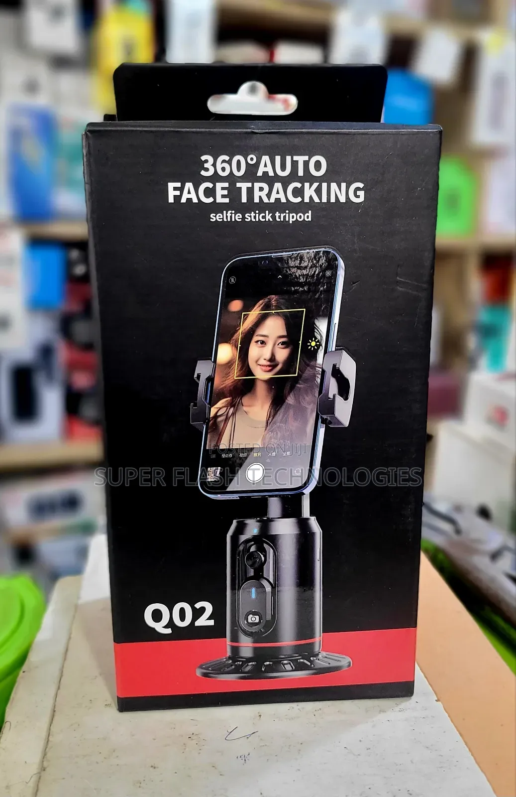 Q02 360° Auto Face Tracking Phone Holder