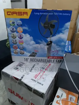 Long Duration 18" Rechargeable Standing Fan