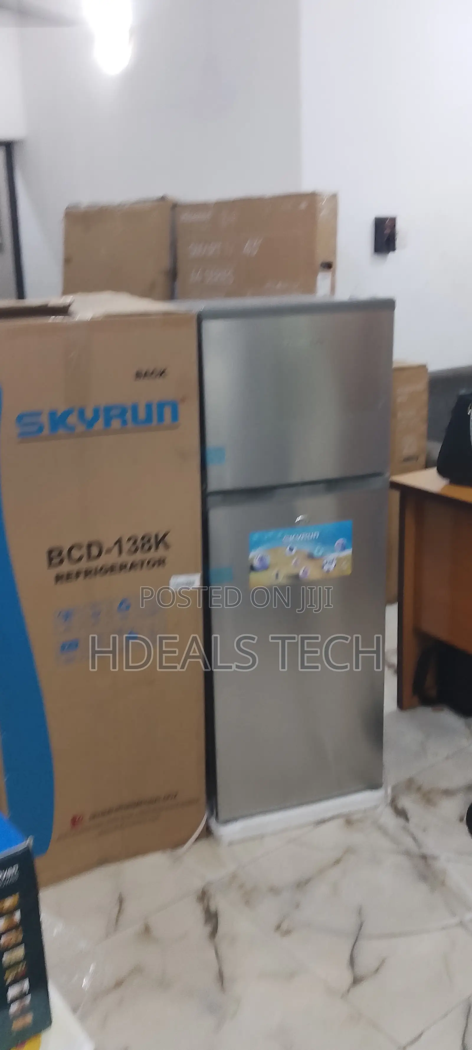 Very Active Skyrun Double Door Refrigerator 138 Litres