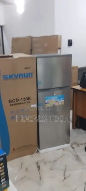 Very Active Skyrun Double Door Refrigerator 138 Litres