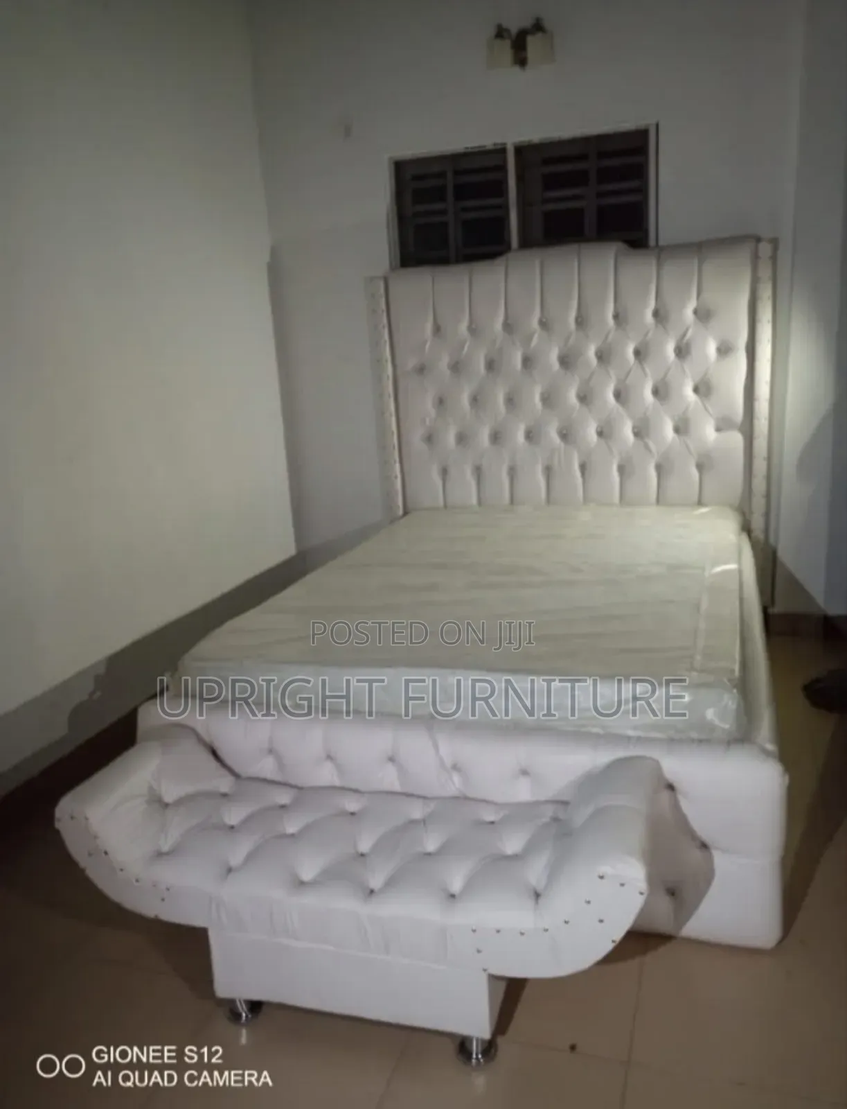 Royal Upholstery Bedframe With Footrest