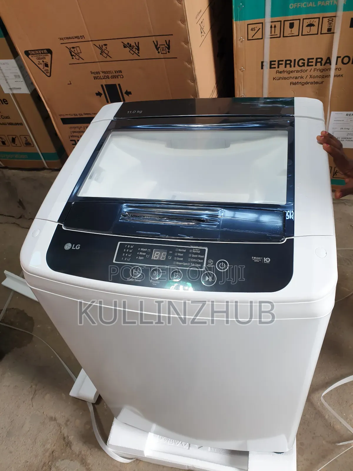 Lg 8kg Top Loader Automatic Smart Inverter Washing Machine