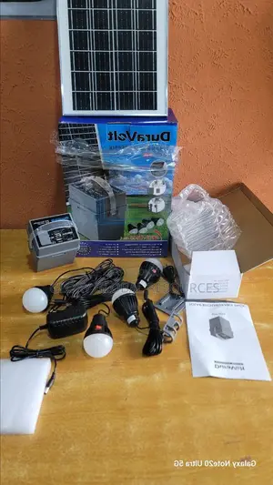 Duravolt 4in1 Solar Rechargeable Power Pack-4bulbs+ USB Jack