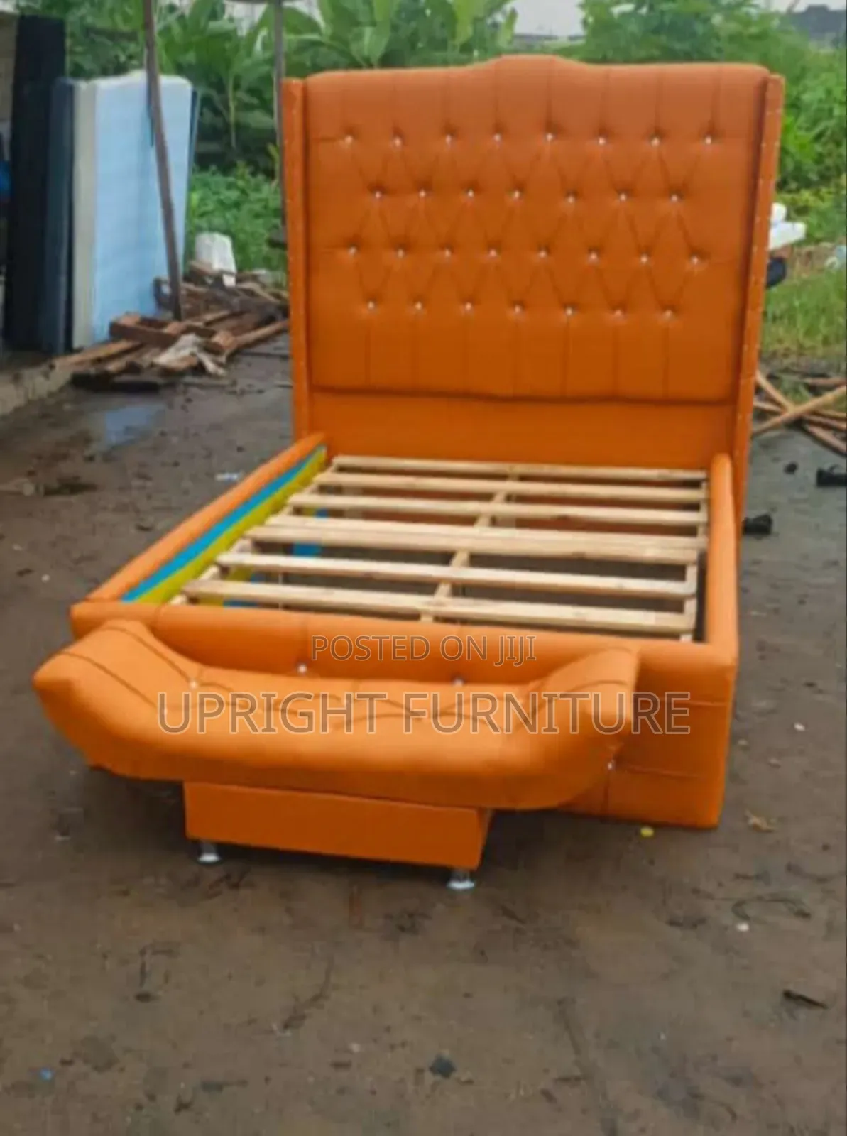 Executive Bedframe 4 and Half by 6 With Footrest