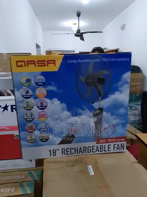 MODERN QASA 18" Rechargeable Standing Fan QRF-7918CURVY