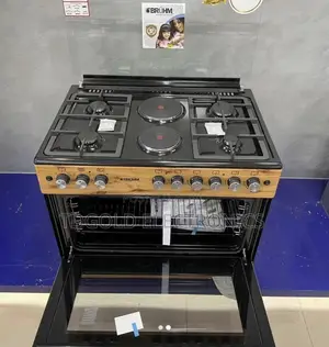 Maxi 60/90 Gas Cooker 6 Burner 4 Gas 2 Electric