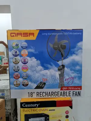 Picture Perfect 18inchs Qasa Rechargeable Standing Fan