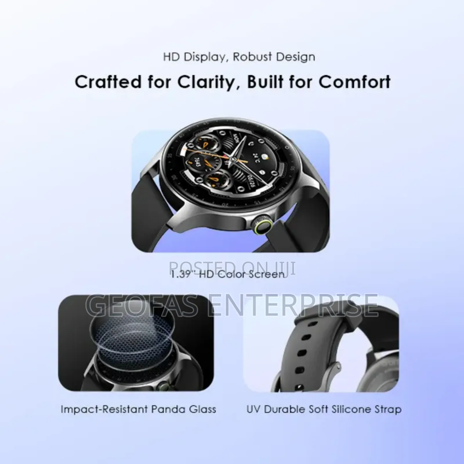 Oraimo Watch Nova R 1.39'' Panda Glass IP68 Smart Watch