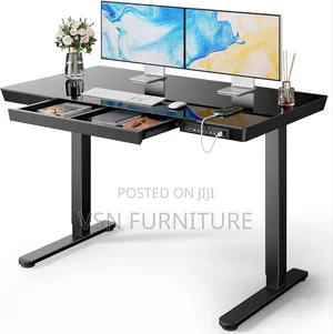 Electric Adjustable With Drawers and Charging Plug 1.4 Meter