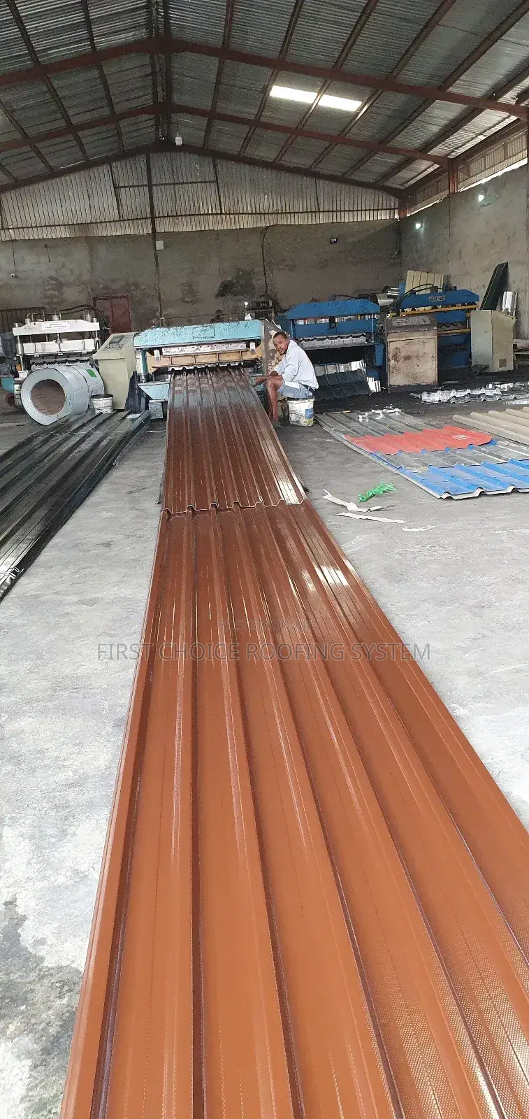 Oven Baked Aluminium Roofing Long Sparn Design