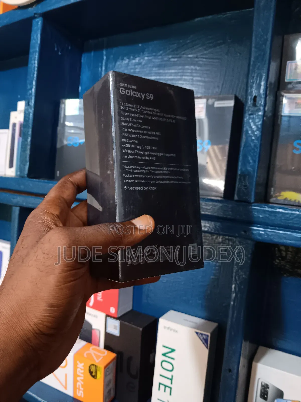 New Samsung Galaxy S9 64 GB Blue