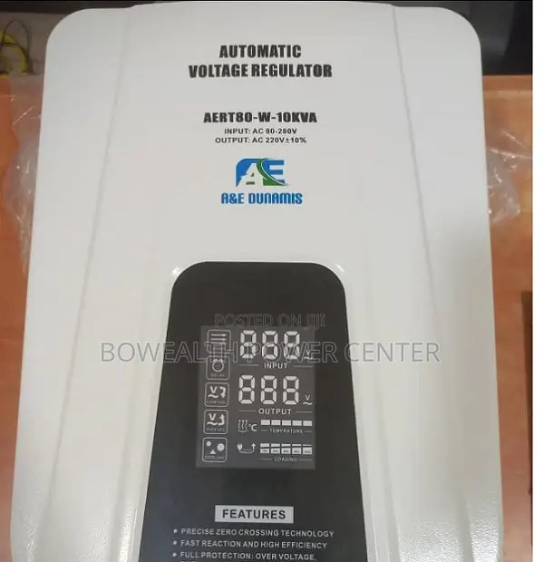 10kva Servo Stabilizer (80v-260v) Aest80-W-10kva