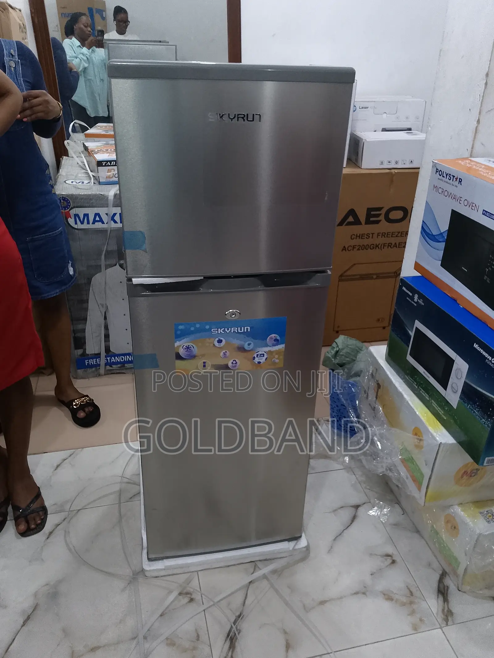 High-Tech Skyrun BCD- Double Door Refrigerator