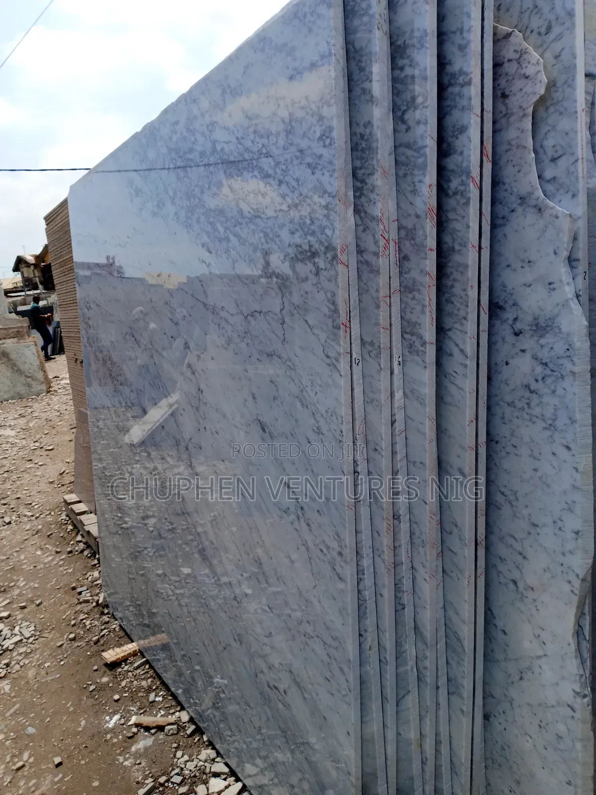 Carara White Marble Big Sheet Slab