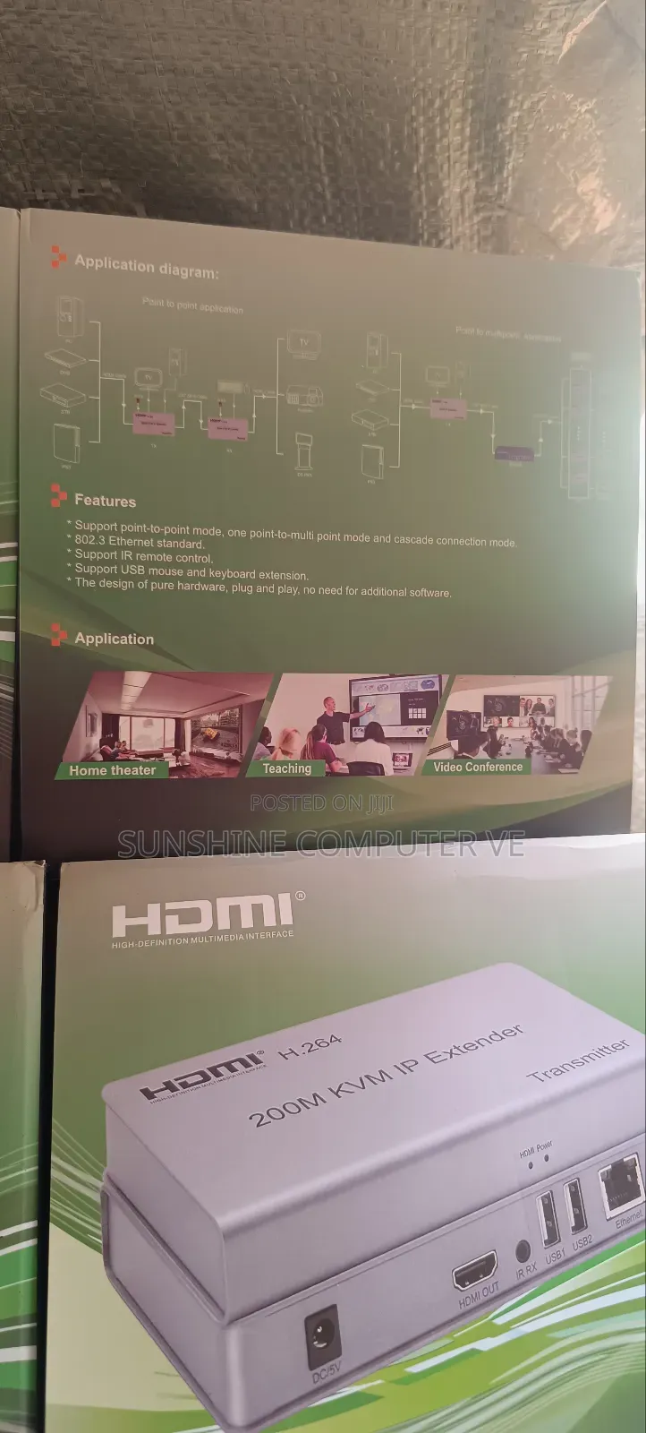 Hdmi KVM I P Extender 200m