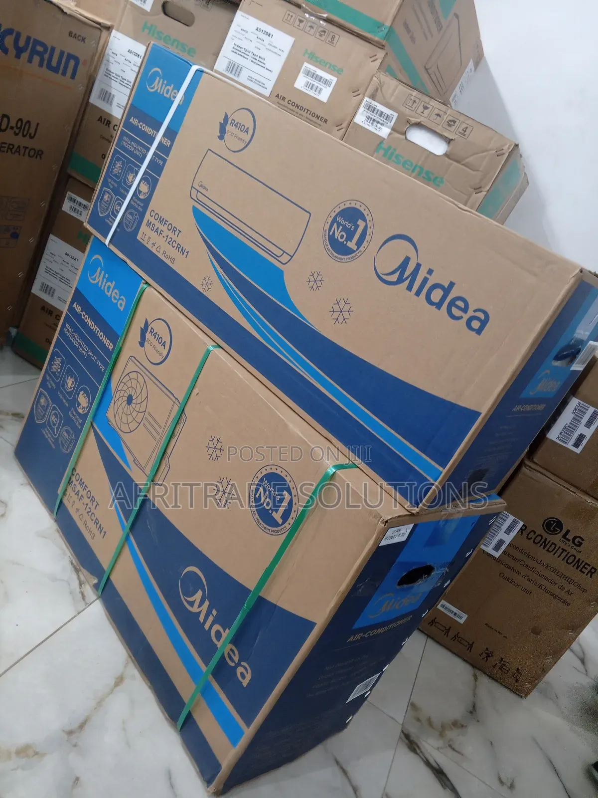 1.5hp Midea Split Unit White Non-Inv AC
