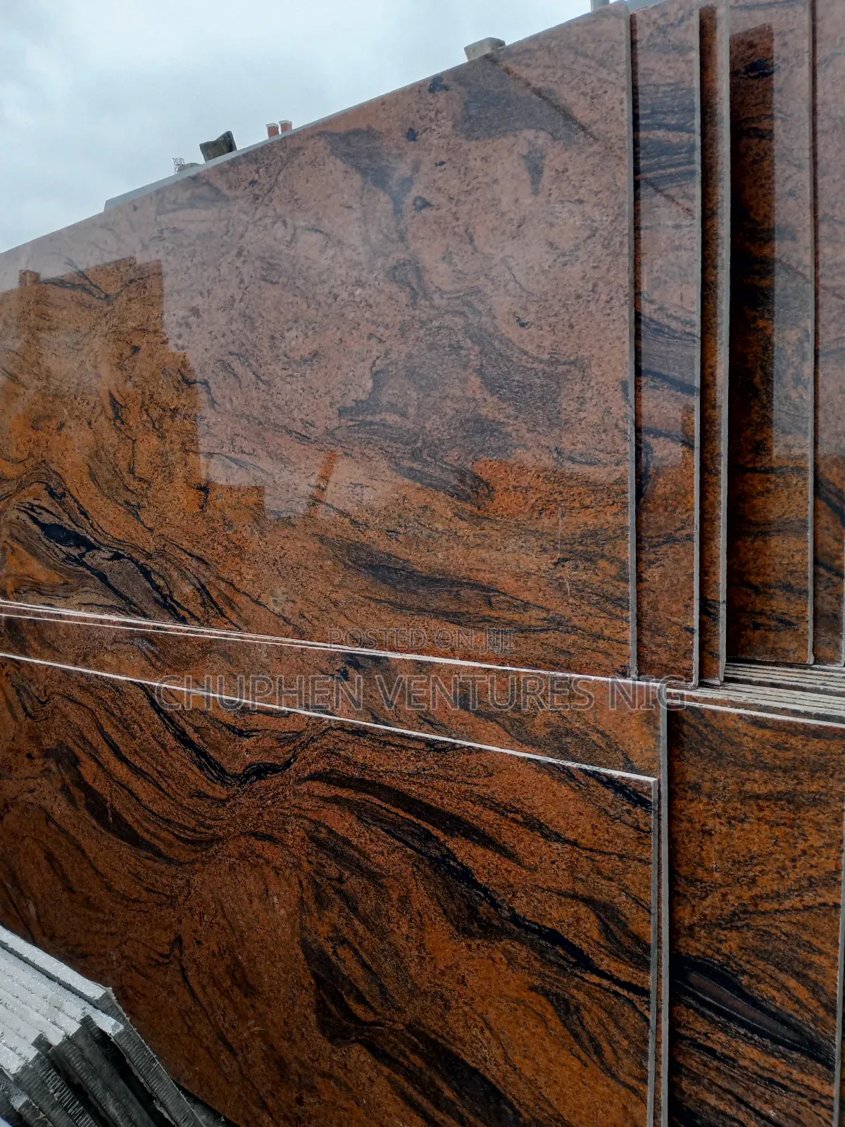 Imperial Red Granite Slab