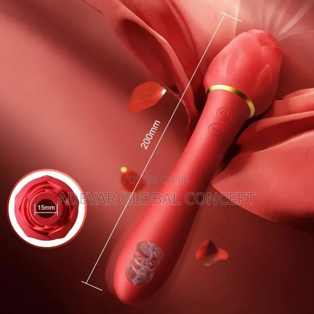 The Stalk 2 in 1 Rose Sucker Vibrator Wand Sex Toy for Woman for sale -  Adevar Global Concept  Price:  32,000 on Jiji.ng [Surulere]