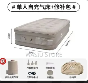 Mountain Inflatable Air Mattress With Built-in Ac Pump Bed