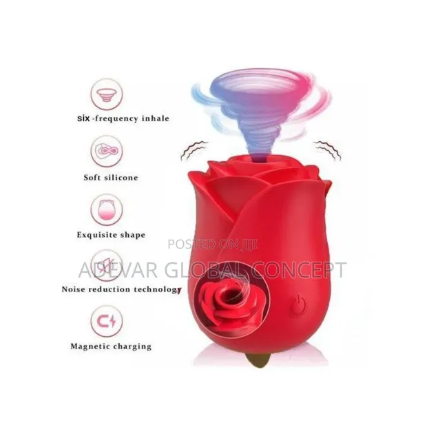 2 in 1 Rose Vibrating Tongue Licking Vagina Clit Sucker Toys for sale -  Adevar Global Concept  Price:  30,000 on Jiji.ng [Ojodu]