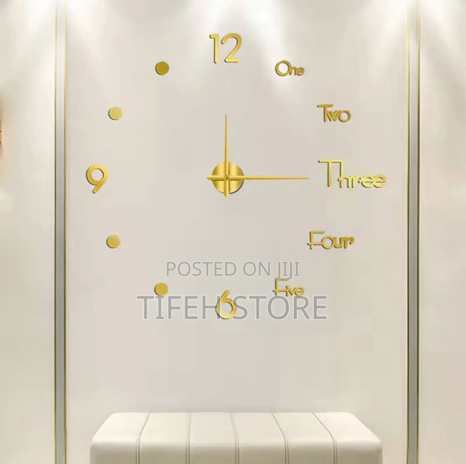 3d Diy Modern Wall Clock