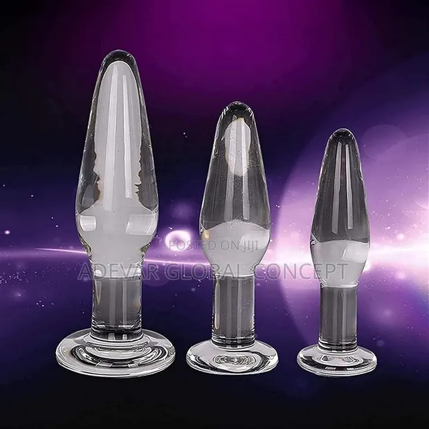 suction cup anal plug Tampões anais de vidro