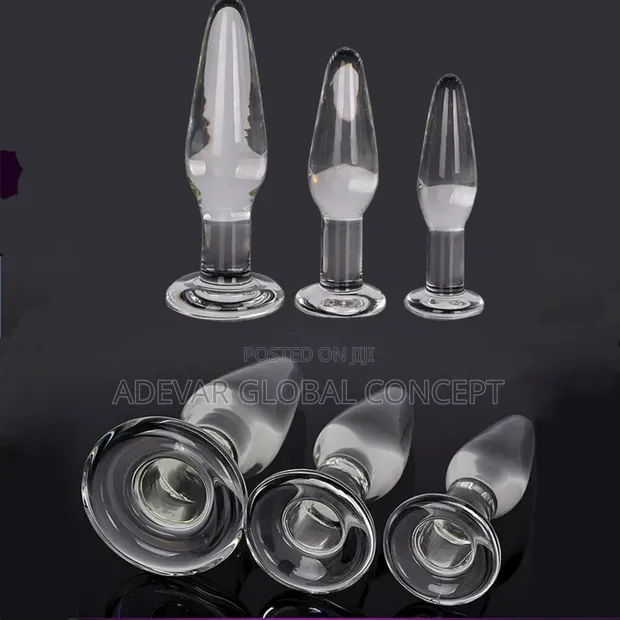 suction cup anal plug Plugue Anal de Vidro Grande main image 0