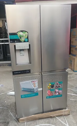 Hisense Inverter 4-Door Side by Side Fridge + Ice Cube Maker