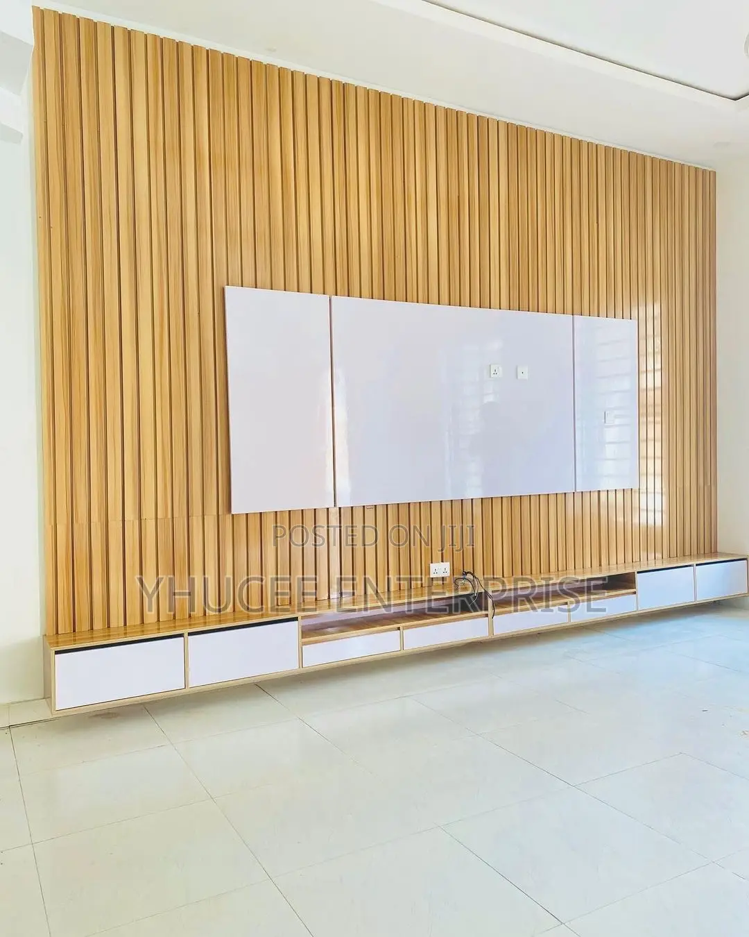 Polished Tv Console Unit