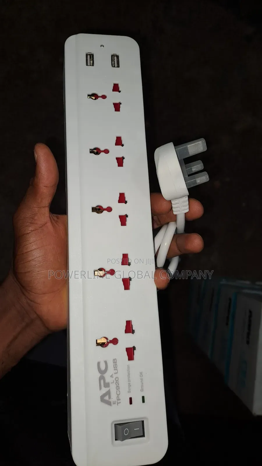5way Extension Socket With 2 Usb Port for Homes/ Offices