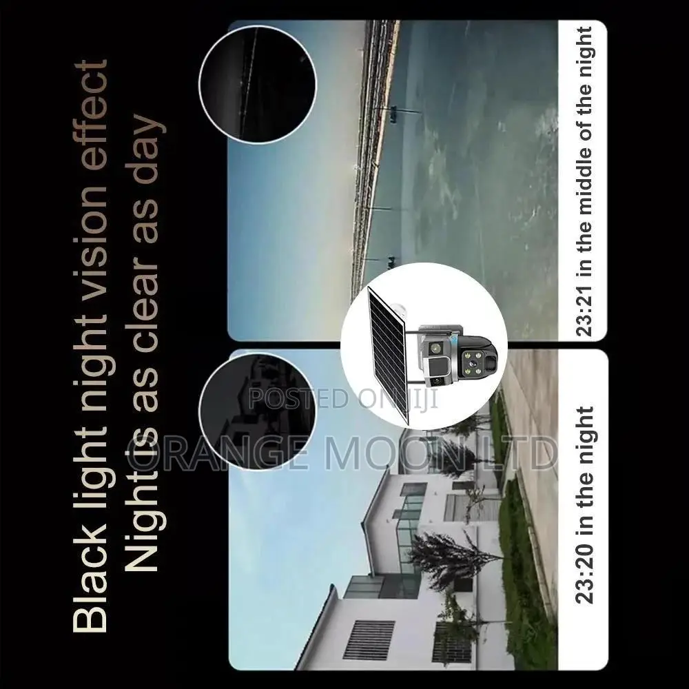 New V380 Aov Solar Powered Security Camera