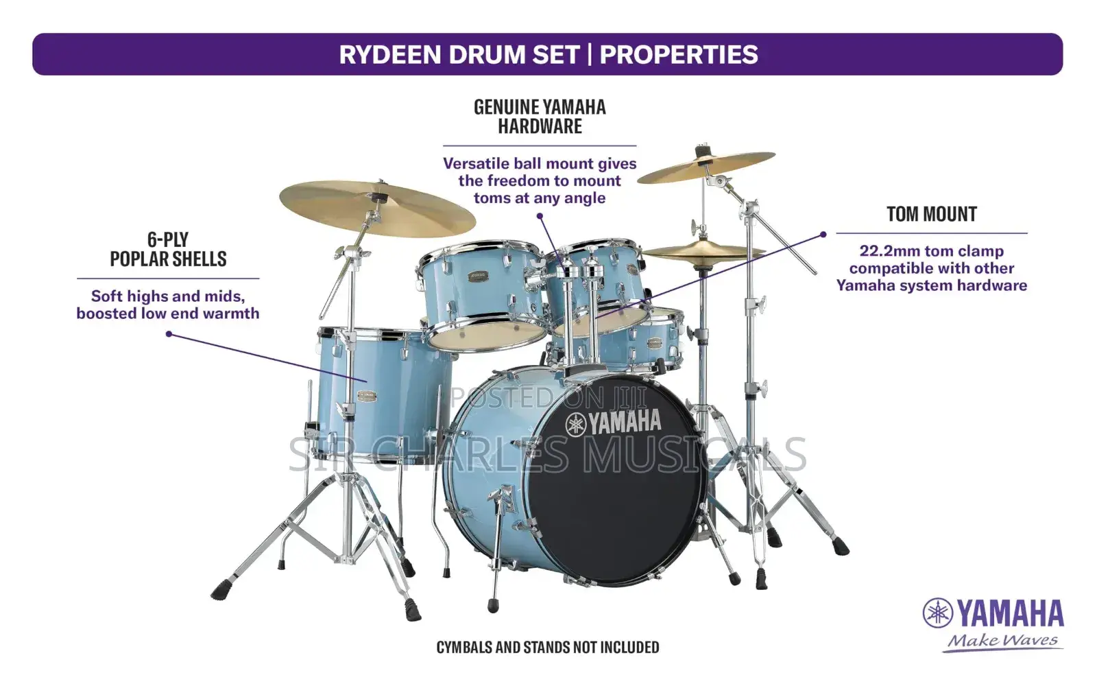 Yamaha Professional Drum 5 Sets