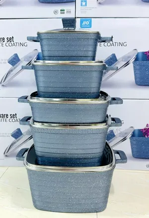 5set Jio Granite Cookware Pot Set