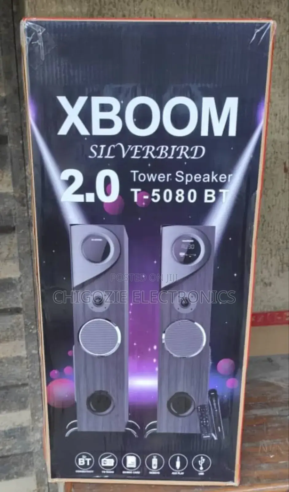 Silver Bird Xboom Tower Speaker