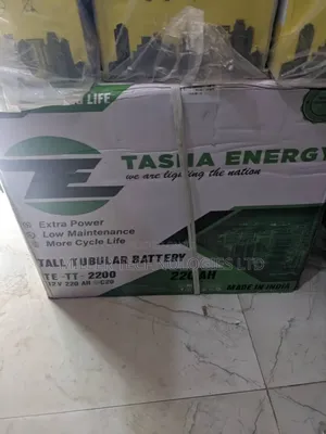 Tasha Tall Tubular Battery 220ah 12V With Warranty