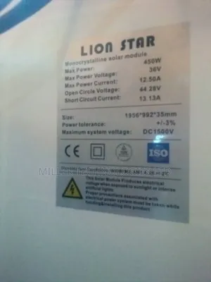 Lion Star 450w New Solar Panel