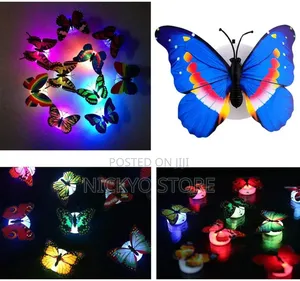 1pc Butterflies Multicolor LED Flashing Light