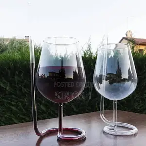 Briller Juice and Wine Glass With Straw