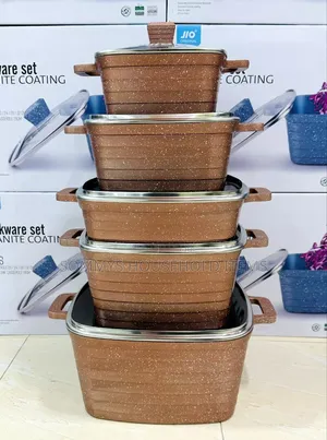 5set Jio Granite Cookware Pot Set