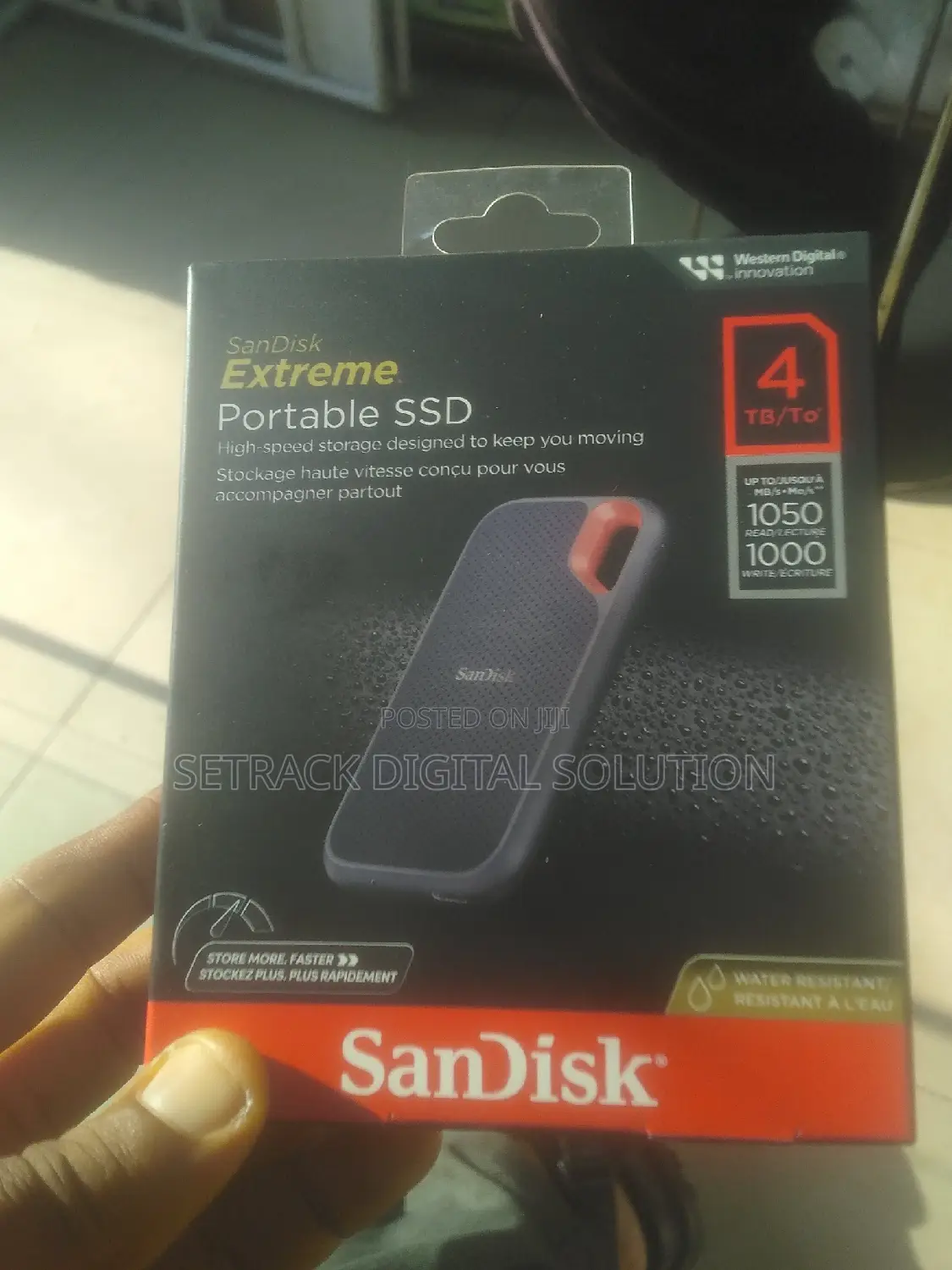 Sandisk 4tb Extreme Portable SSD - Up to 1050mb/S