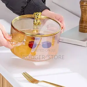 Transparent Glass Pot