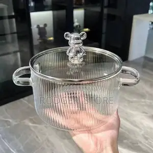 Transparent Glass Pot